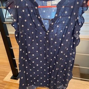 Flutter sleeve old navy top